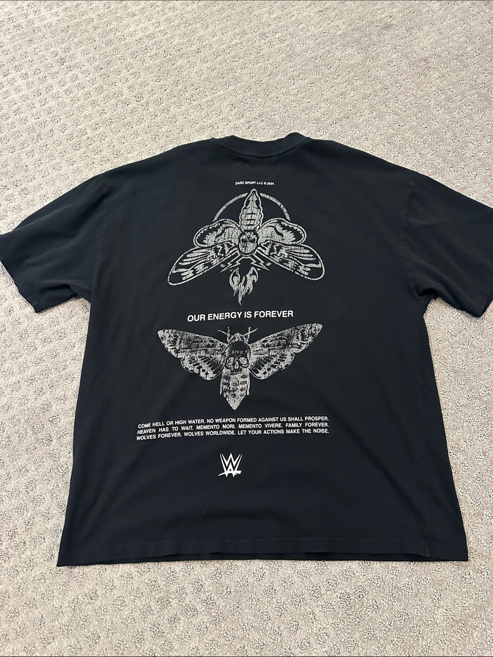 Darc Sport X WWE Black Short-Sleeve Tee